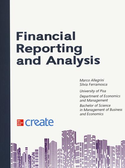 Financial reporting and analysis - copertina