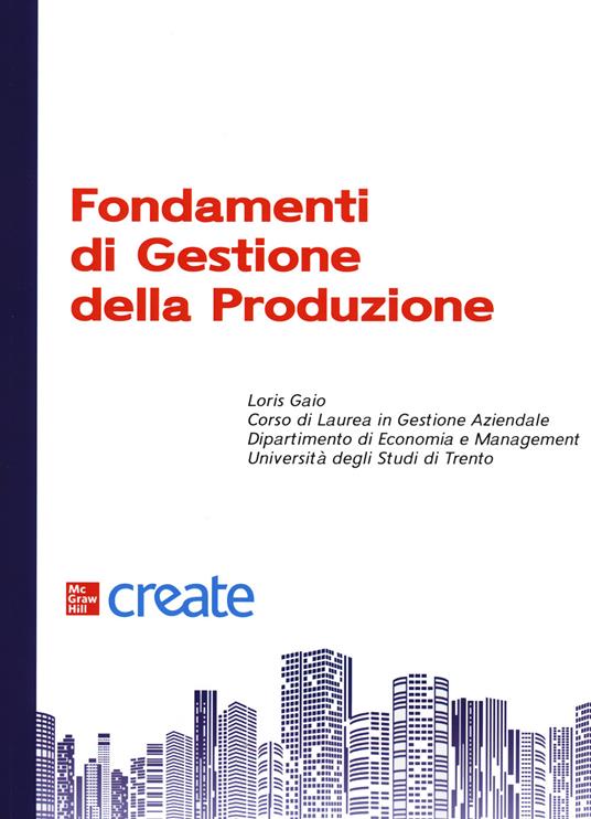 Fondamenti di gestione della produzione - copertina