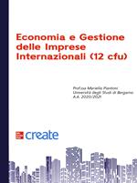 Economia e gestione delle imprese internazionali 12 cfu