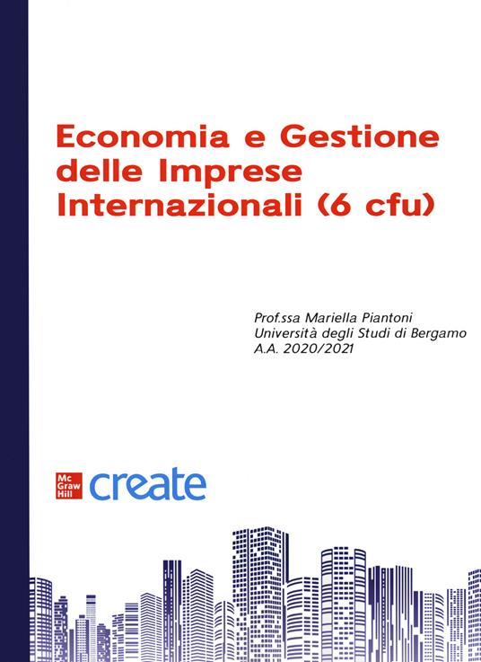 Economia e gestione delle imprese internazionali (6 cfu) - copertina