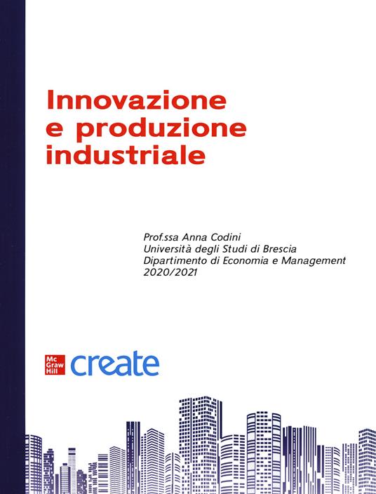Innovazione e produzione industriale - copertina