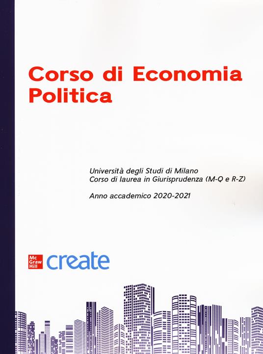 Corso di economia politica - copertina