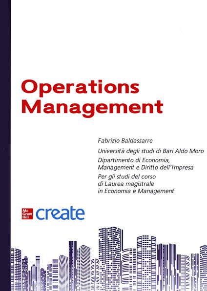 Operation management - copertina