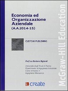 Economia e organizzazione aziendale. Università di Parma (a.a. 2014-15) - copertina