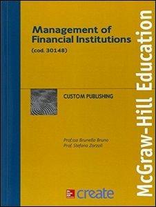 Management of financial institutions - copertina