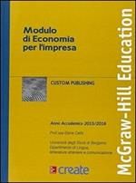 Modulo di economia per l'impresa