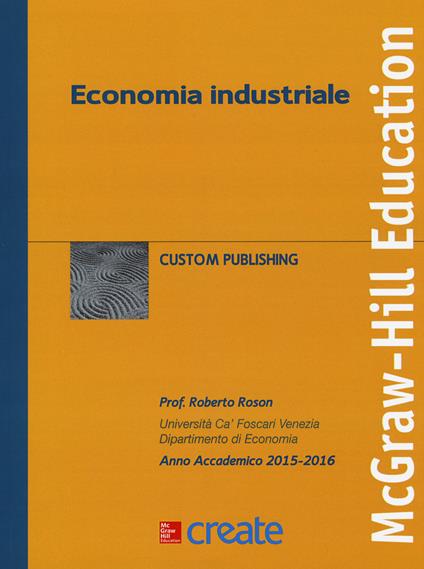 Economia industriale - copertina
