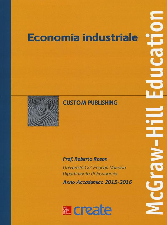 Economia industriale - copertina