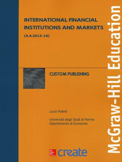International financial institutions and markets - Lucia Poletti - copertina