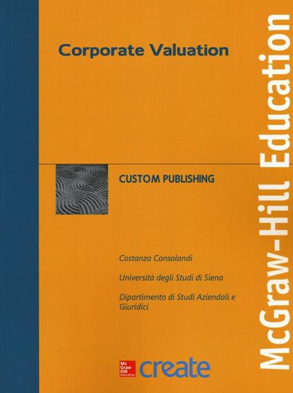 Corporate valuation - copertina