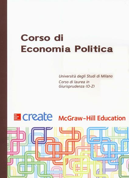 Corso di economia politica - copertina