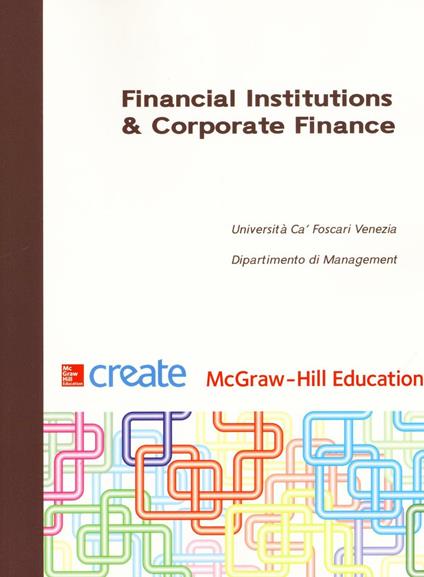 Financial institutions & corporate finance - copertina