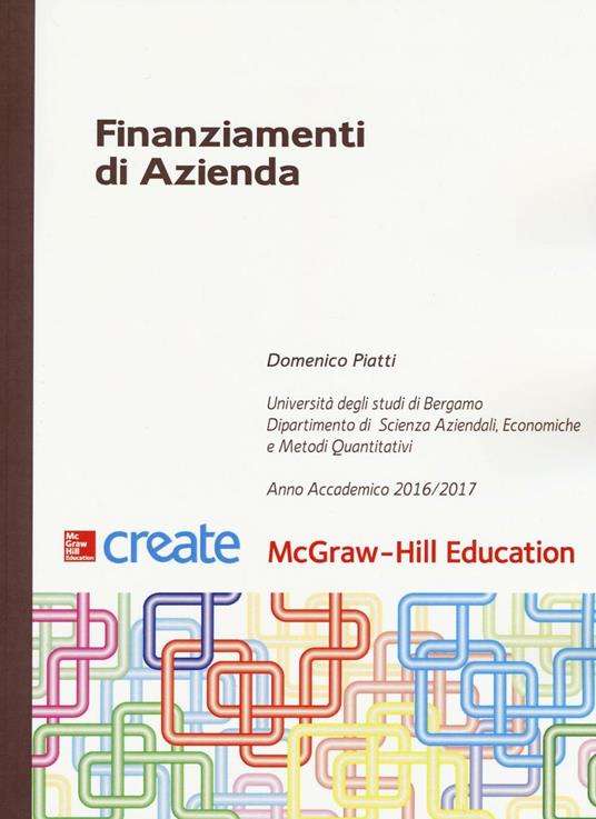 Finanziamenti di azienda - copertina