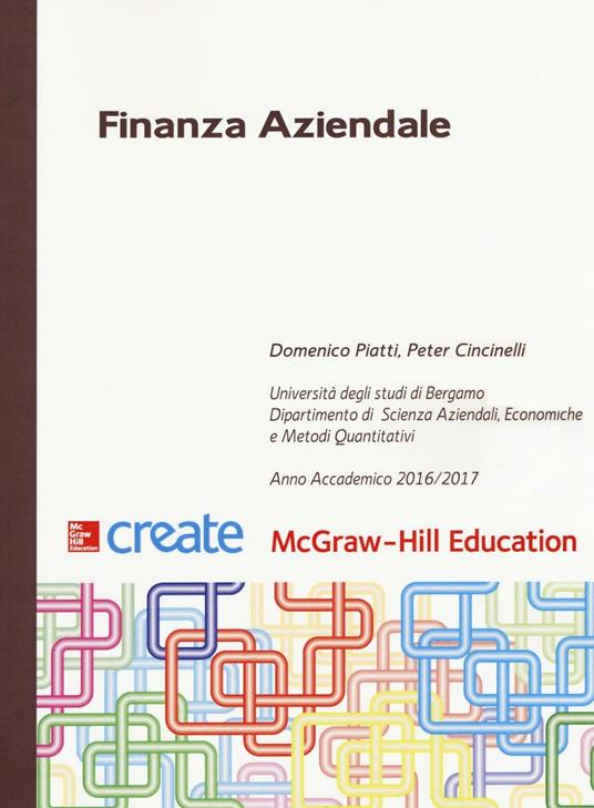 Finanza aziendale - Domenico Piatti,Peter Cincinelli - copertina