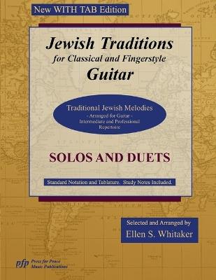 Jewish Traditions for Classical and Fingerstyle Guitar: WITH TAB Edition - Ellen S Whitaker - cover