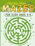 Mazes for Kids 3-5: Circle Maze Activity Book for Children with Games, Puzzles, and Problem-Solving Workbook (Maze for Kids)