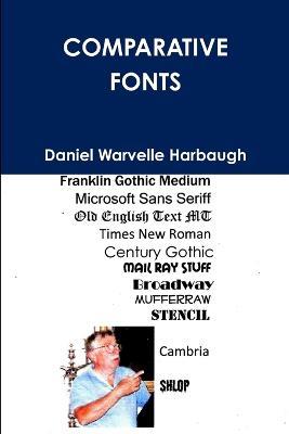 Comparative Fonts - Daniel Warvelle Harbaugh - cover