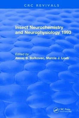 Insect Neurochemistry and Neurophysiology - Alexej B. Borkovec - cover