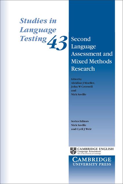 Studies in language testing. Vol. 46: Second language assessment and mixed methods research - copertina
