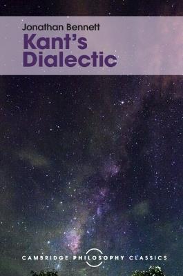 Kant's Dialectic - Jonathan Bennett - cover