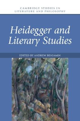 Heidegger and Literary Studies - cover