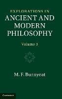 Explorations in Ancient and Modern Philosophy: Volume 3 - Myles Burnyeat - cover