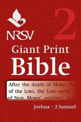 NRSV Giant Print Bible: Volume 2, Joshua - 2 Samuel - cover