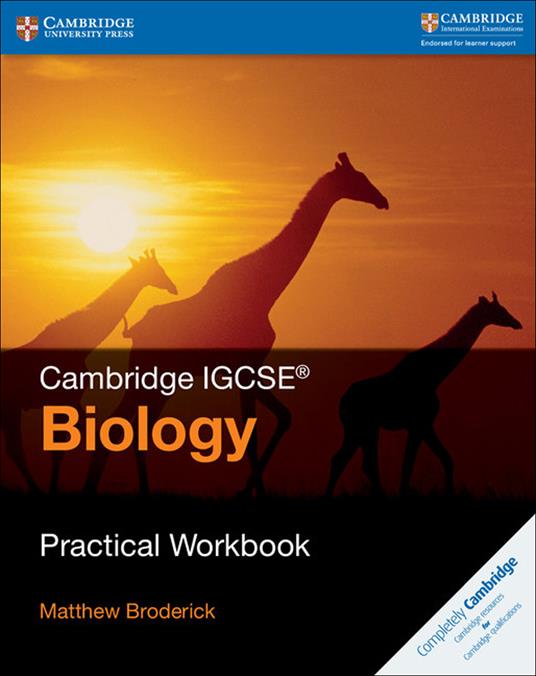 Cambridge IGCSE (TM) Biology Practical Workbook - Matthew Broderick - cover