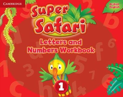 Super Safari Level 1 Letters and Numbers Workbook - cover