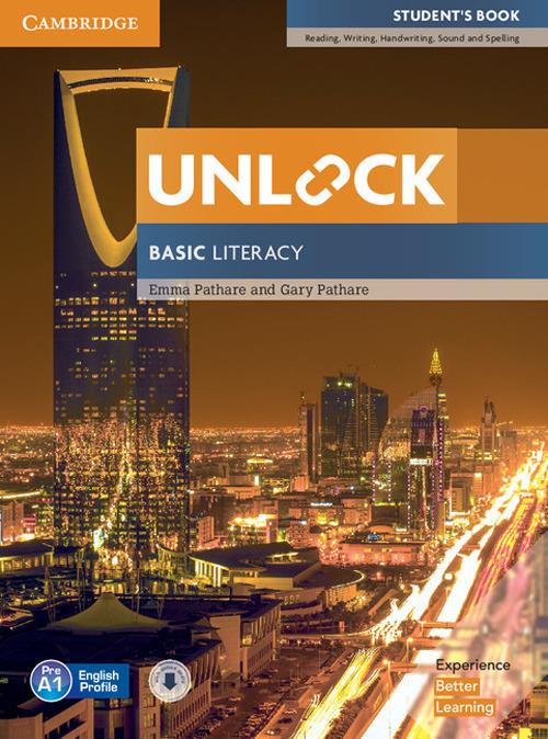 Unlock Basic Literacy Student's Book with Downloadable Audio - Emma Pathare,Gary Pathare - cover