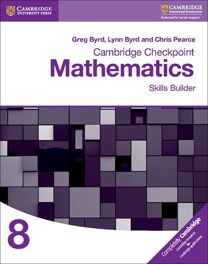 Cambridge Checkpoint Mathematics Skills Builder Workbook 8 - Greg Byrd,Lynn Byrd,Chris Pearce - cover