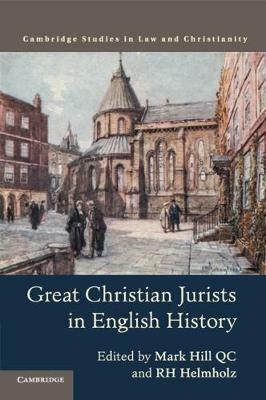 Great Christian Jurists in English History - cover