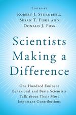 Scientists Making a Difference