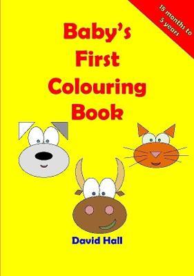 Baby's First Colouring Book - David Hall - cover