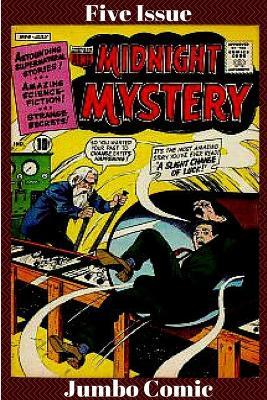Midnight Mystery Five Issue Jumbo Comic - Ogden Whitney - cover