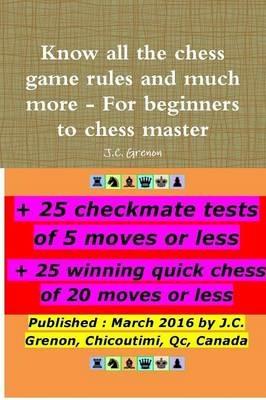 Know All the Chess Rules and Much More - J.C. Grenon - cover