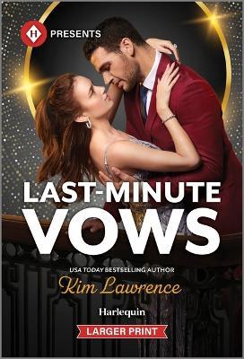 Last-Minute Vows - Kim Lawrence - cover