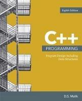 C++ Programming: Program Design Including Data Structures - D. Malik - cover