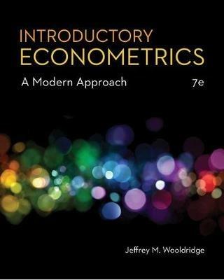 Introductory Econometrics: A Modern Approach - Jeffrey Wooldridge - cover