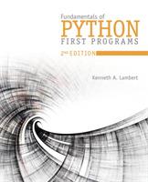 Fundamentals of Python: First Programs - Kenneth Lambert - cover