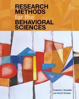 Research Methods for the Behavioral Sciences - Lori-Ann Forzano,Frederick Gravetter - cover