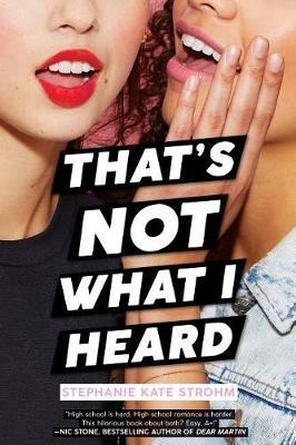 That's Not What I Heard - Stephanie Kate Strohm - cover