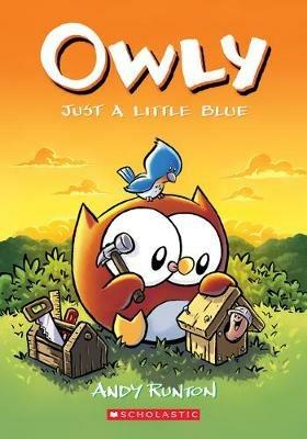 Just a Little Blue: A Graphic Novel (Owly #2): Volume 2 - cover