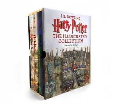 Harry Potter: The Illustrated Collection (Books 1-3 Boxed Set) - J K Rowling - cover