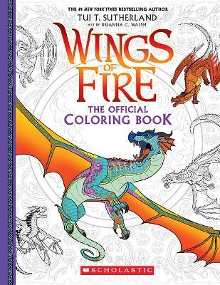 Official Wings of Fire Coloring Book - cover