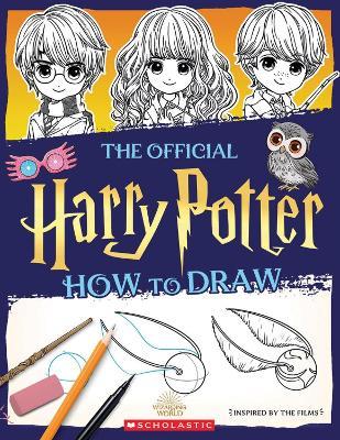 Official Harry Potter How to Draw - Isa Gouache - cover