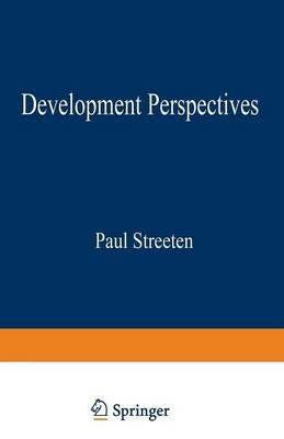 Development Perspectives - Paul Streeten - cover