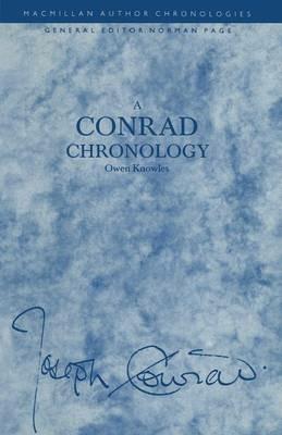 A Conrad Chronology - Owen Knowles - cover