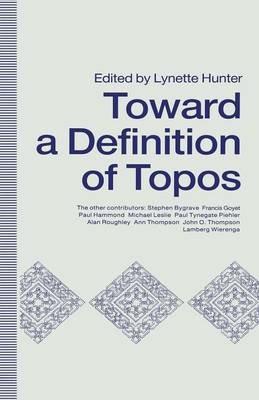 Towards A Definition of Topos: Approaches to Analogical Reasoning - cover