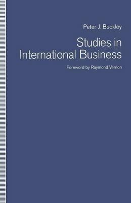 Studies in International Business - Peter J. Buckley - cover